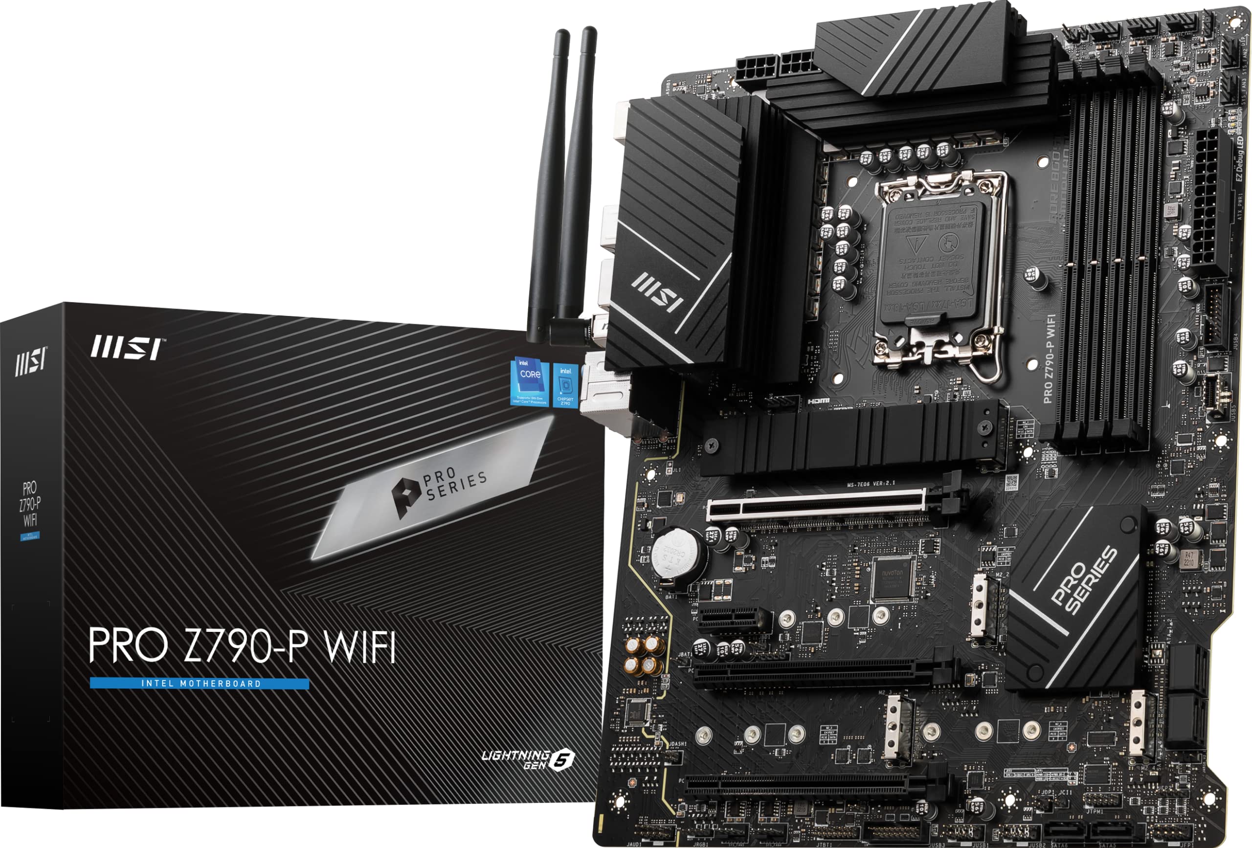 MSI PRO Z790-P WiFi ProSeries Motherboard (Supports 12th/13th Gen