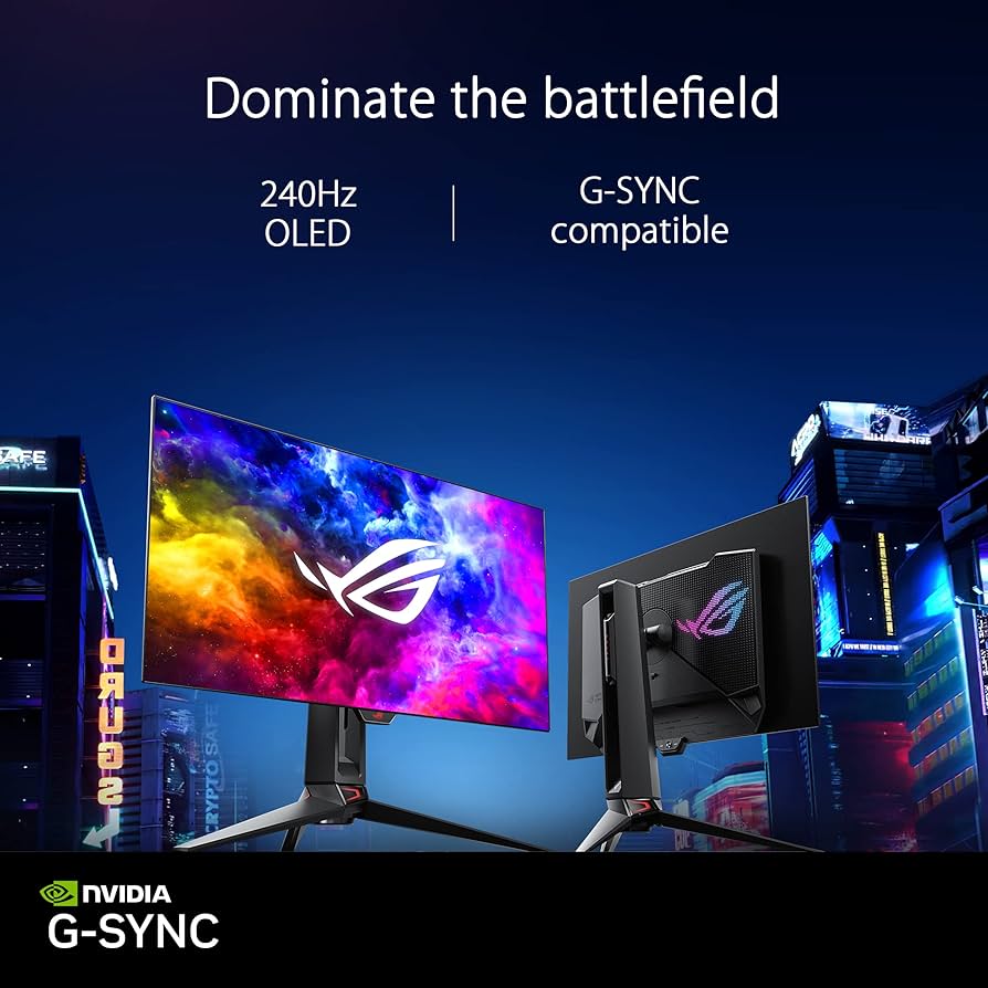 Amazon.com: ASUS ROG Swift 27”1440P OLED DSC Gaming Monitor