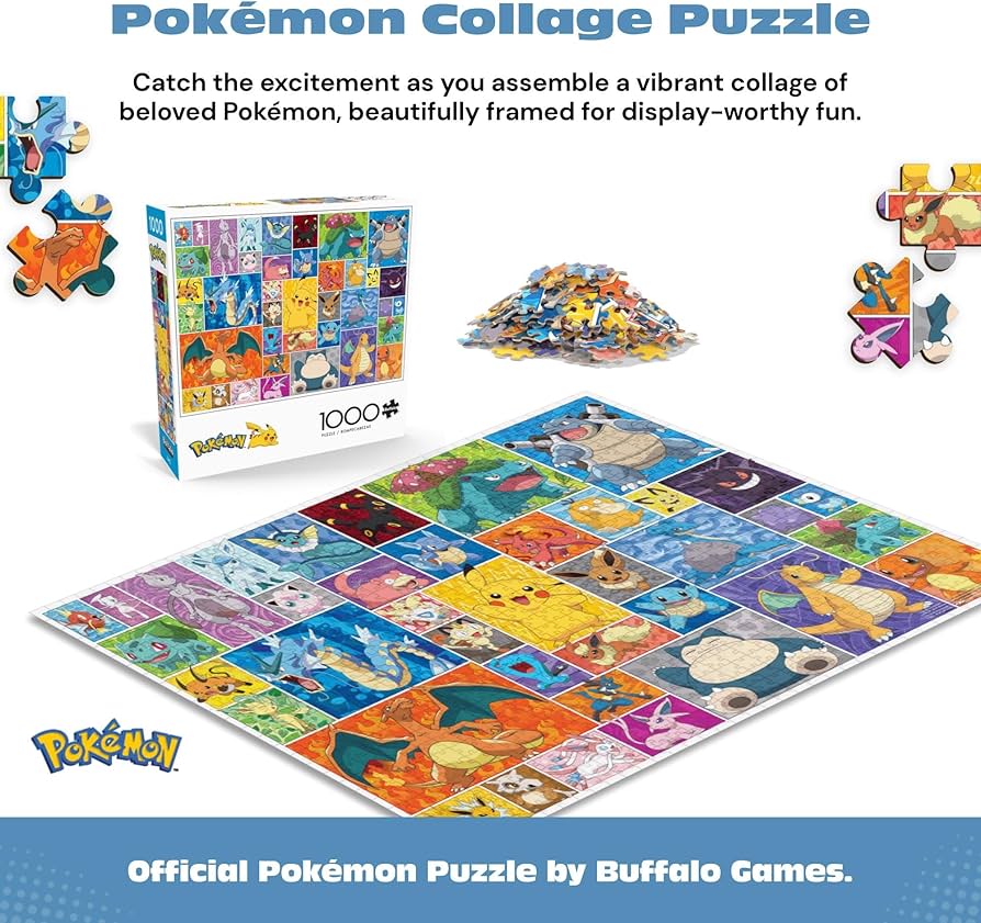 Amazon | Buffalo Games - ポケモン - フレーム - 1000ピース
