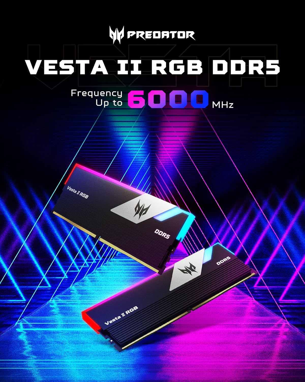 Acer - Brandclub - Acer Predator Vesta II RGB DDR5 RAM 64GB