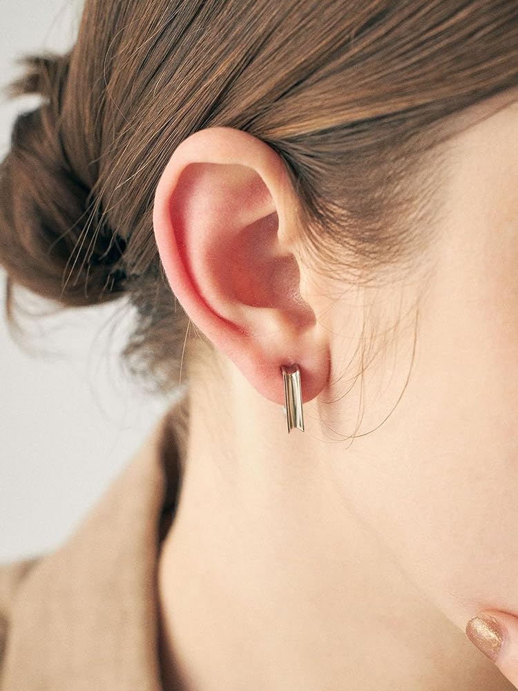 Amazon | [エテ] [ロウ] スクエア ハグイヤリング 842040 FREE