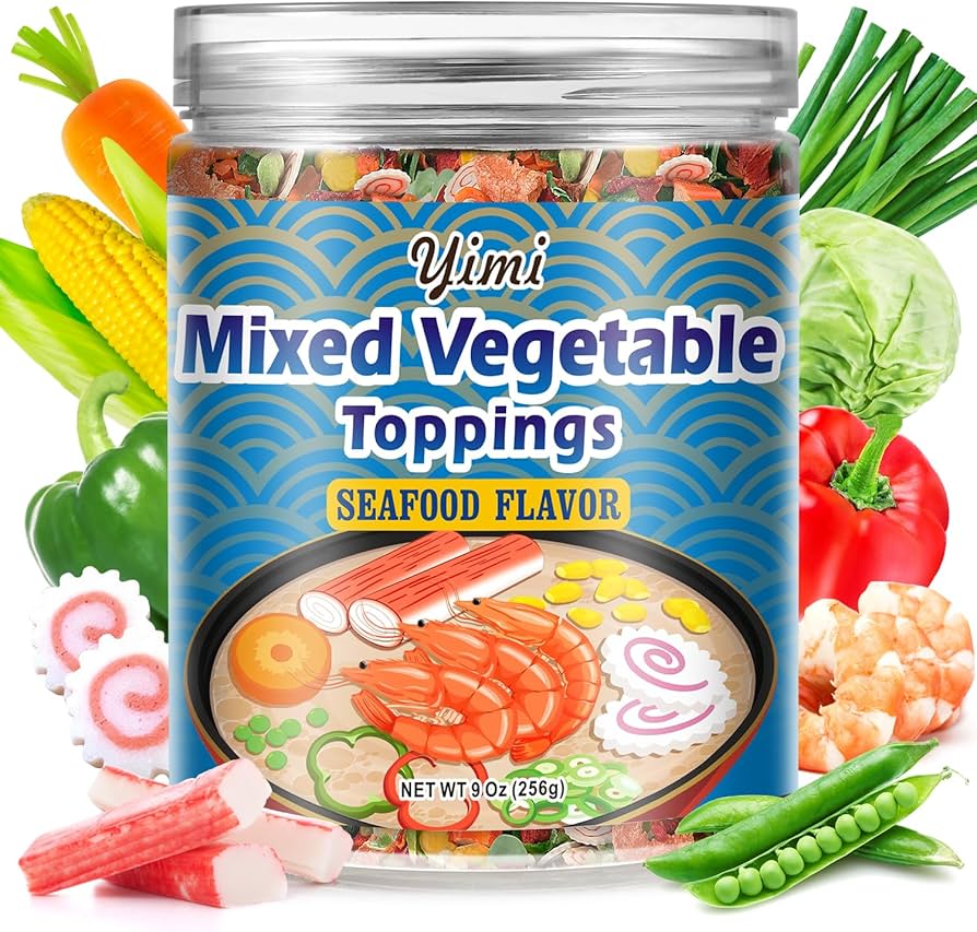 Amazon.com : Yimi Dried Seafood Ramen Toppings Mix, 10 Kinds