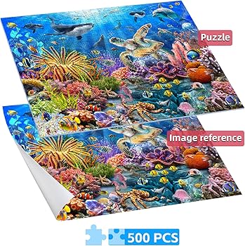 Amazon.com: JOYZEXY 500 Piece Puzzles for Adults, Underwater World