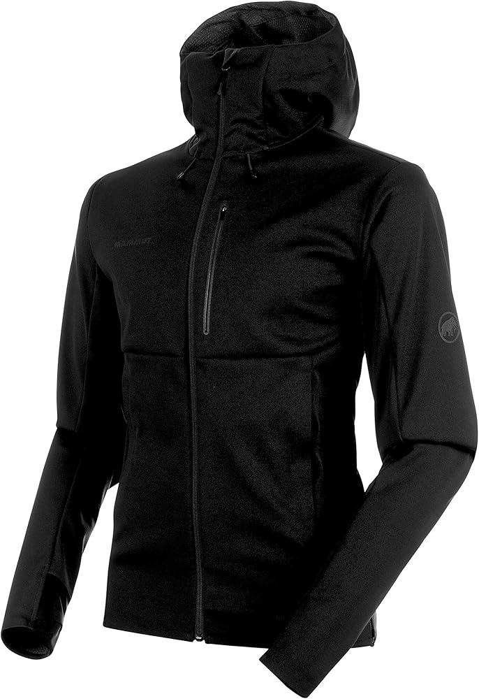 Mammut Ultimate V SO Hooded Jacket - Men's, Black/Black, Small