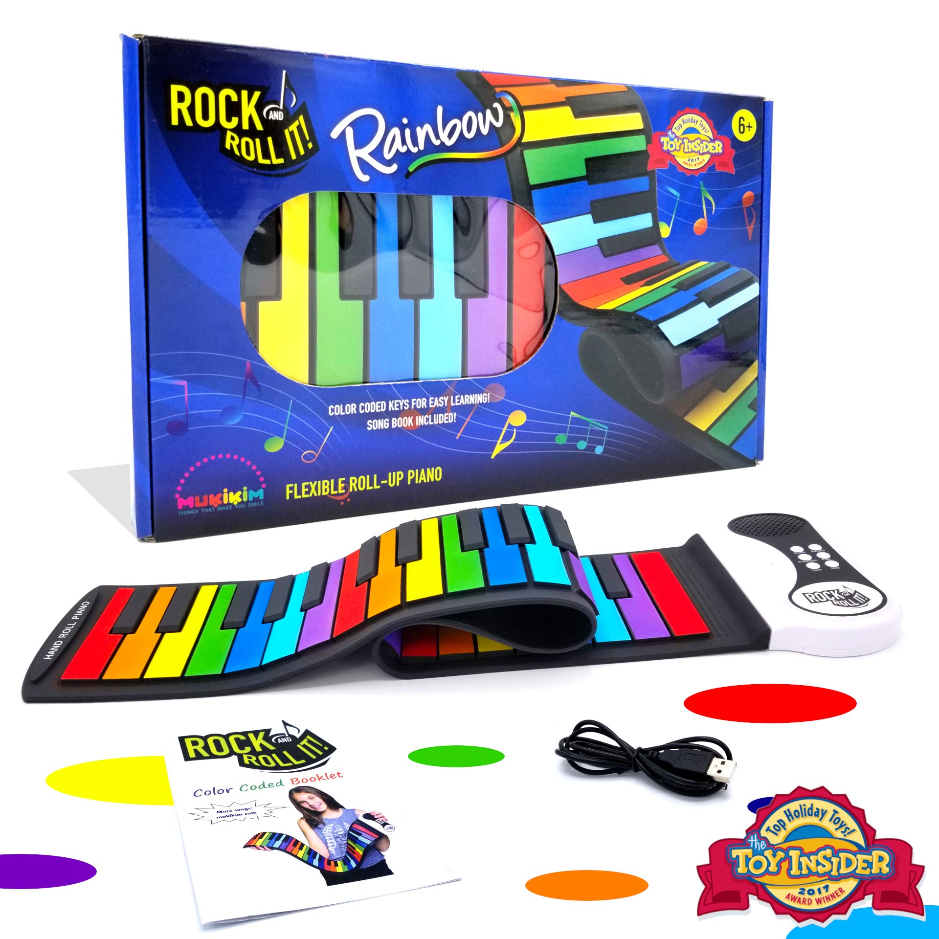Amazon.com: MUKIKIM Rock and Roll It - The Original Rainbow Piano