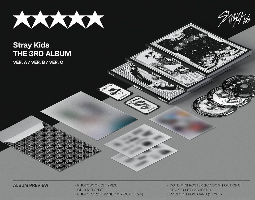 Amazon.co.jp: Stray Kids The 3rd Album'5-STAR' (韓国盤）: ミュージック