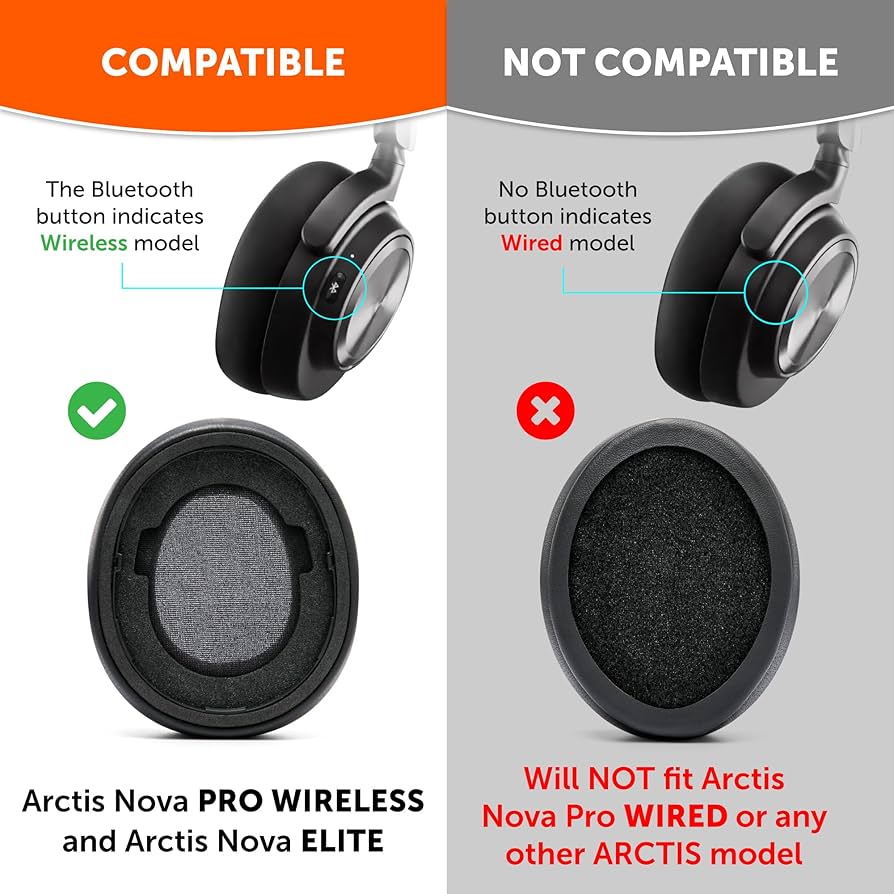Amazon.com: WC Freeze Nova Pro Wireless - Cooling Gel Earpads for