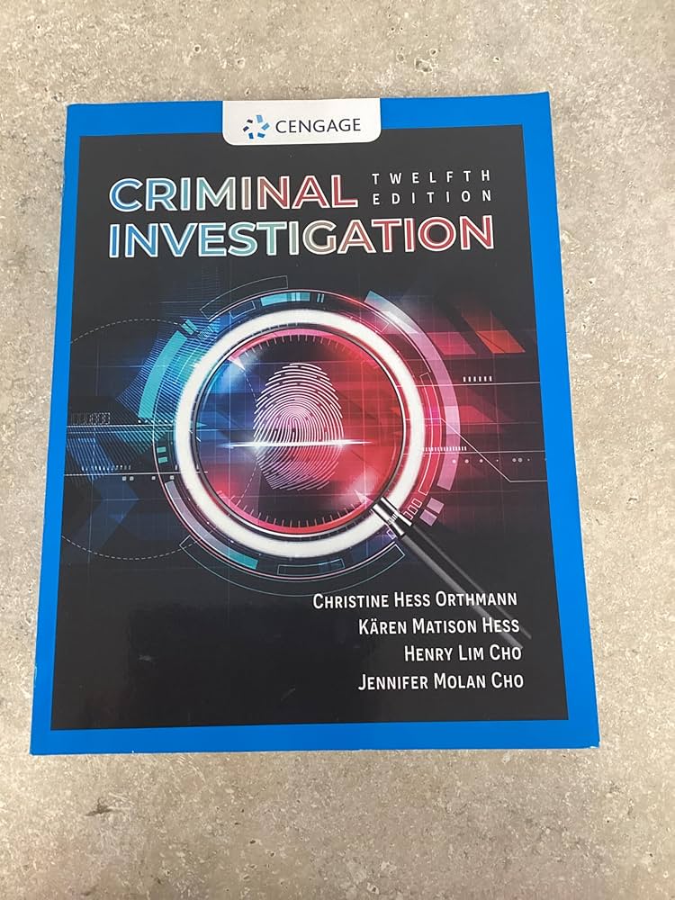 Amazon.com: Criminal Investigation (MindTap Course List