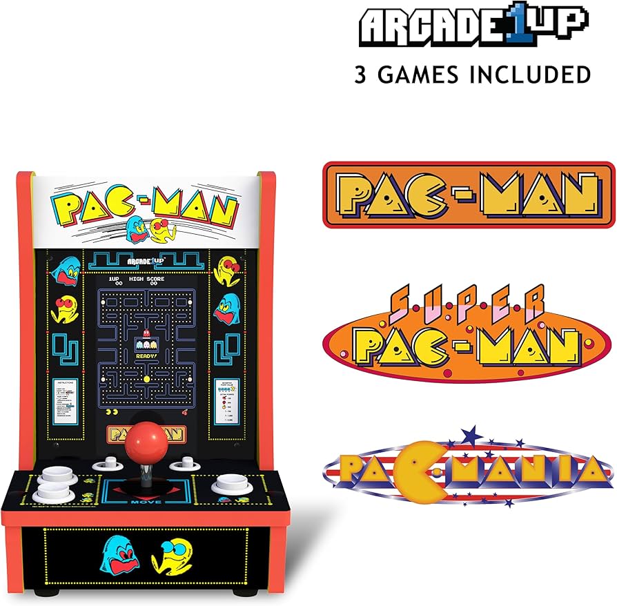 Amazon | Arcade1Up パックマンカウンターケード – クラシックゲーム3