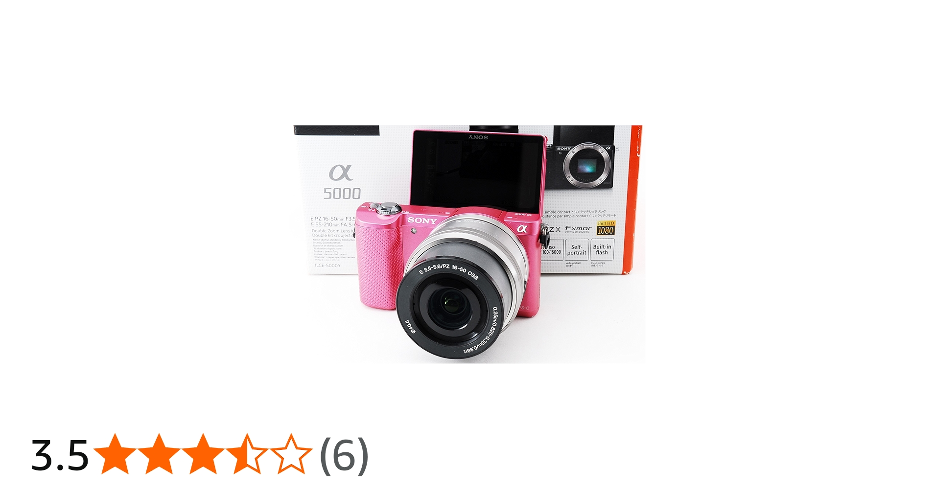 Amazon | SONY ミラーレス一眼 α5000 パワーズームレンズキット ピンク