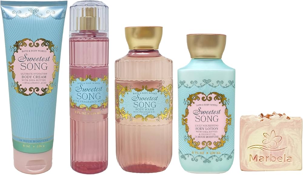 Amazon.com : Bath & Body Works Sweetest Song Deluxe Gift Set