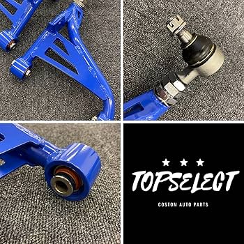 Amazon | リア アッパーアーム ブルー ローダウン時のキャンバー調整