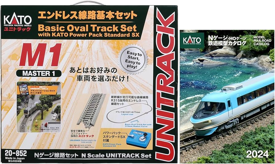 鉄道模型 Nゲージ KATO エンドレス基本セット M1 ×(2個)＋線路8本
