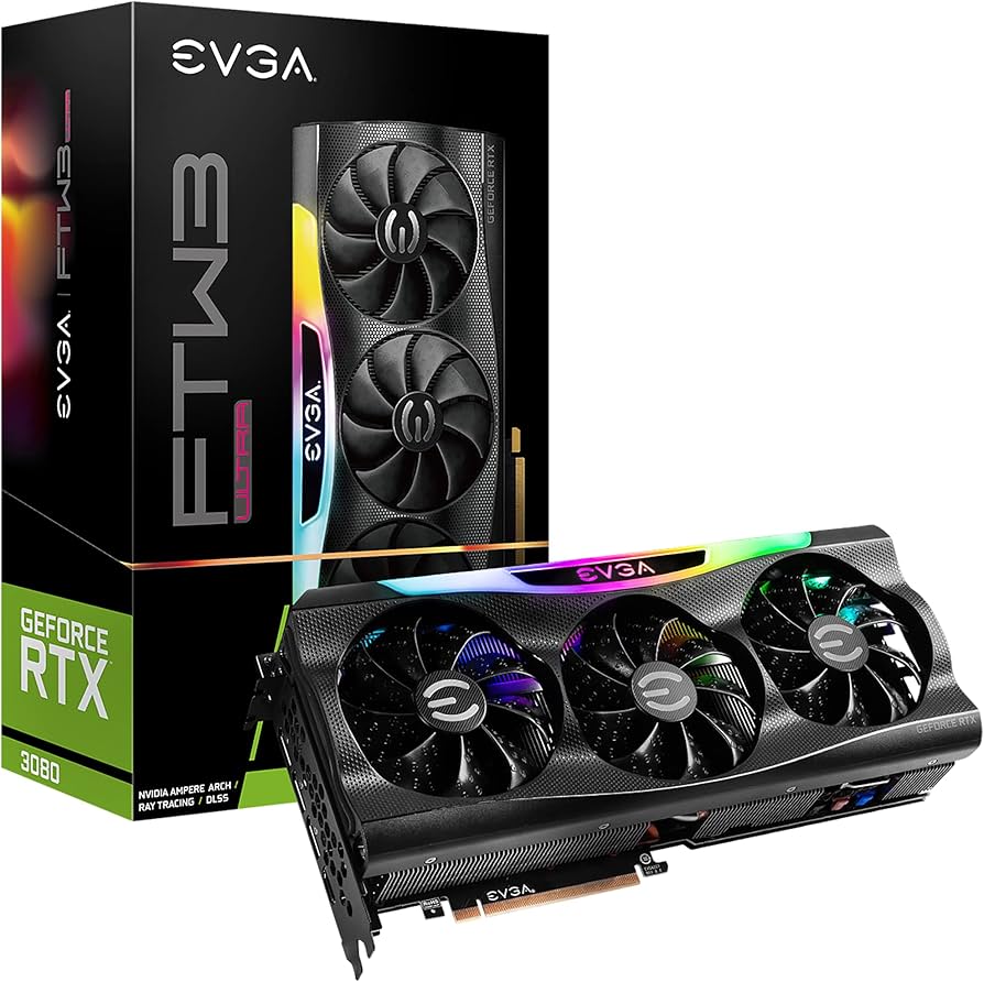 Amazon.com: EVGA GeForce RTX 3080 FTW3 Ultra Gaming, 10G-P5-3897