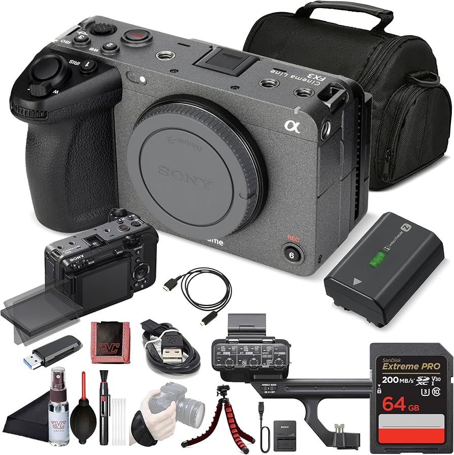 Amazon.com : Sony FX3 Cinema Line Full-Frame Mirrorless Camera