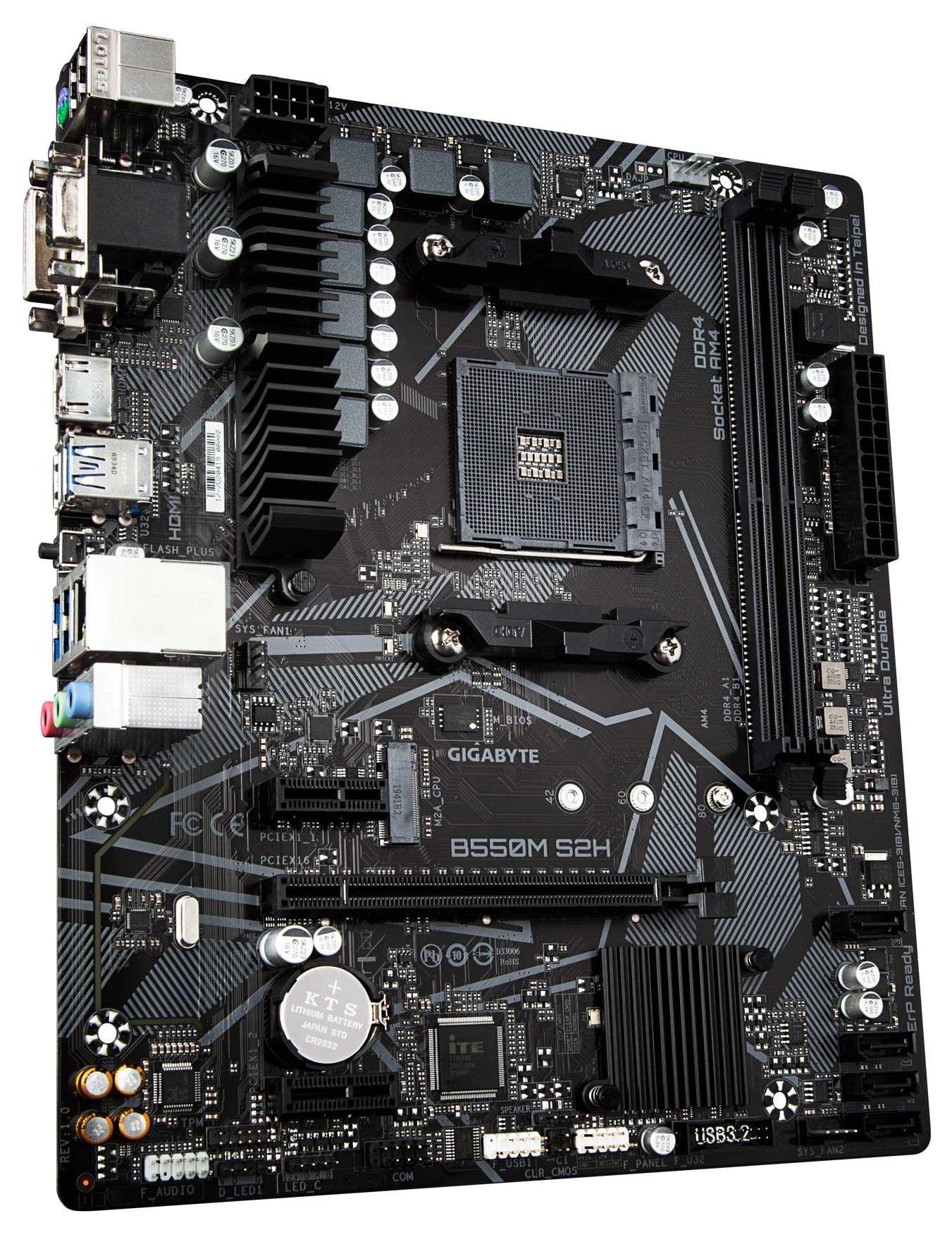 Amazon | GIGABYTE B550M S2H マザーボード MicroATX [AMD B550 チップ