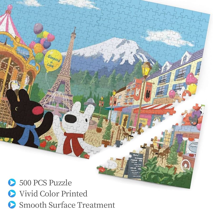 リサとガスパール 1000ピース ジグソーパズル おかしの家 新品未使用