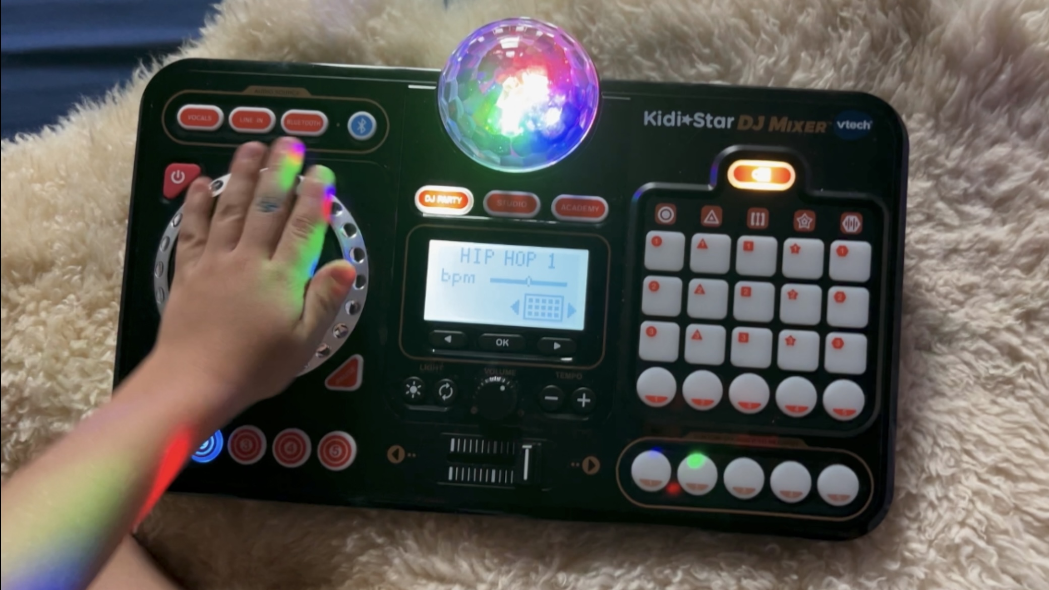Watch My 6 Year Old Demos the VTech Kidi Star DJ Mixer on Amazon Live