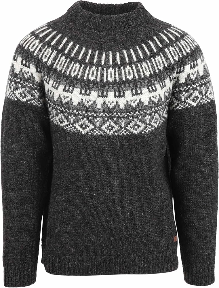 Amazon | ICEWEAR Elis ジッパーなしアイスランドウールセーター