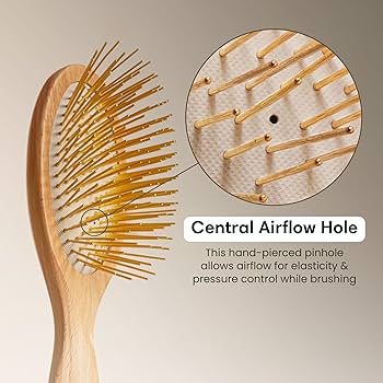 Amazon.com : Snow Fox Skincare Gua Sha Hair Brush - Wooden Edition