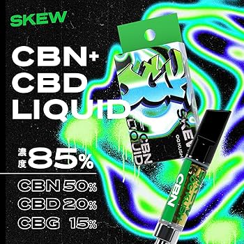 Amazon | skew CBN リキッド 85％ CBD CBG 420 ヘンプ由来テルペン 1ml