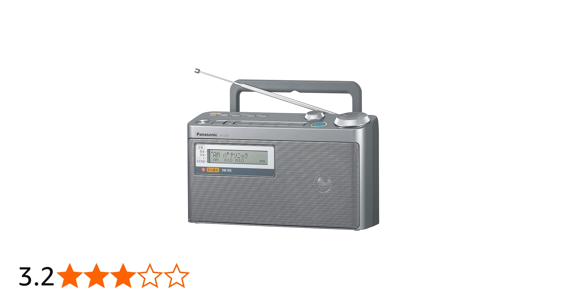 Amazon.co.jp: パナソニック FM緊急警報放送対応FM/AM2バンドラジオ RF