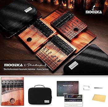 Amazon.co.jp: MOOZICA 36キーカリンバ 半音階 二段の半音付き ピアノ