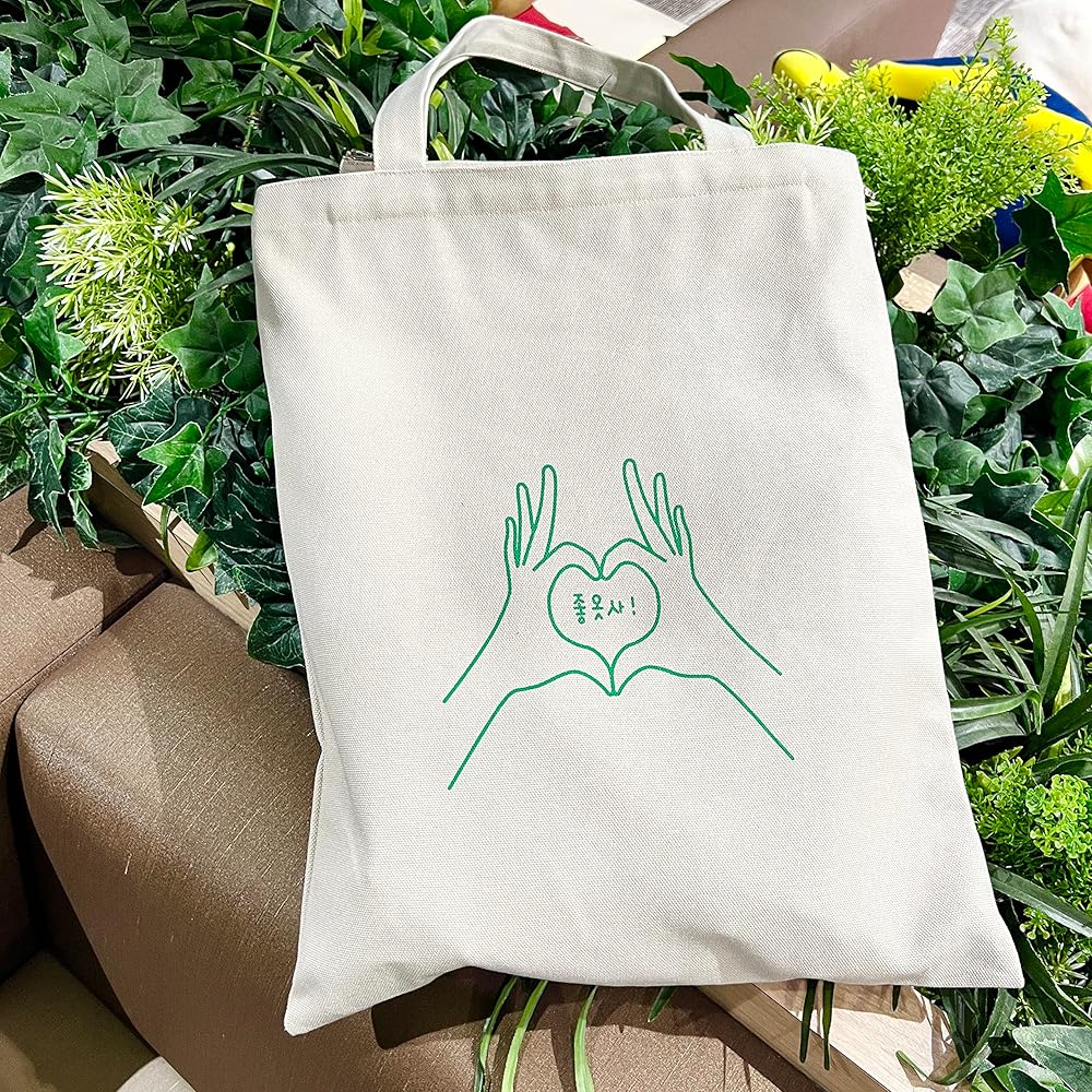 Amazon.co.jp: [LanHana] オタ活 トートバッグ キャンバス うちわ 韓国