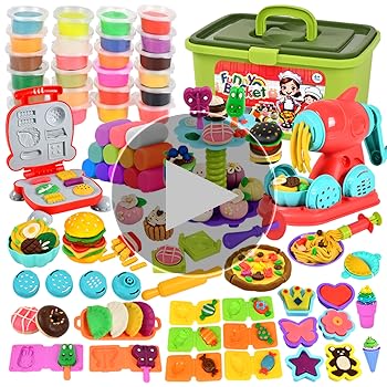 Amazon.co.jp: Funk Doggie 粘土 小麦ねんど 36個入り ねんどおもちゃ