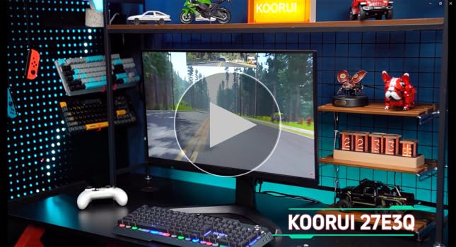 Amazon.co.jp: KOORUI ゲーミングモニター 27インチ モニター 170Hz