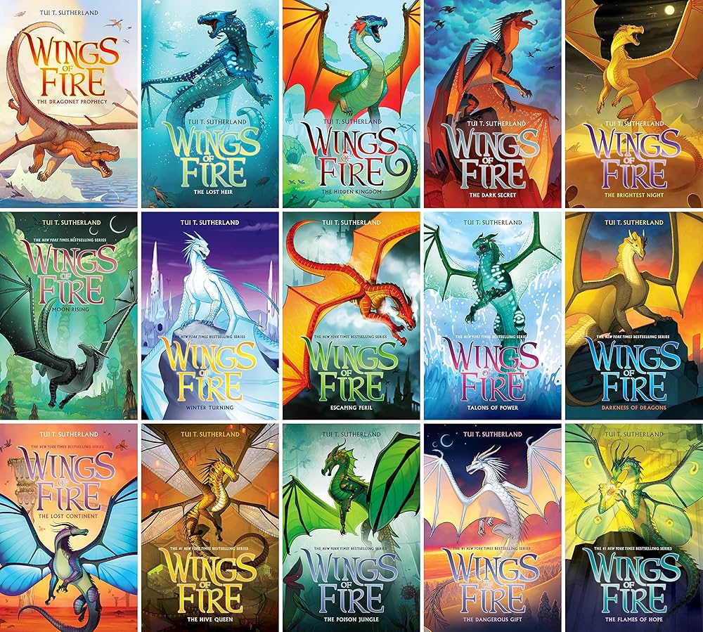 Amazon.com: Wings of Fire Hardcover Series Set (Books 1-15
