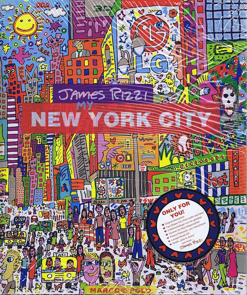 Amazon.com: James Rizzi my New York City: 9783829706384: Peter