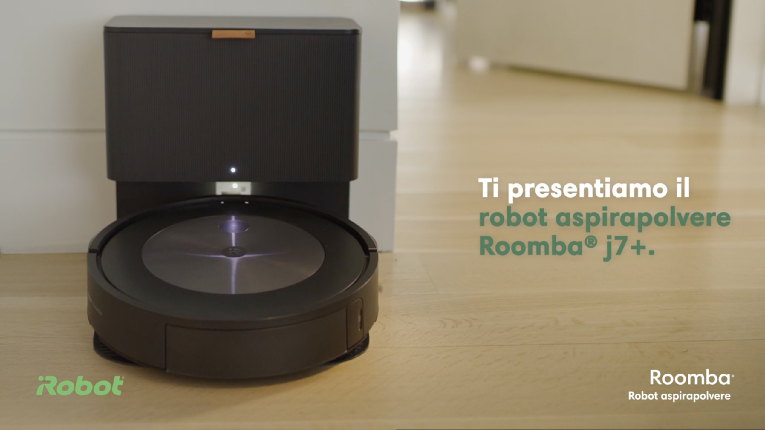iRobot Roomba J7+, Robot Aspirapolvere Wi-Fi, Svuotamento