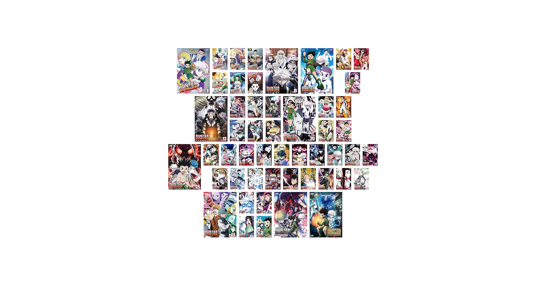 Amazon.co.jp: HUNTER×HUNTER ハンター ハンター TV版全49巻 + 劇場版