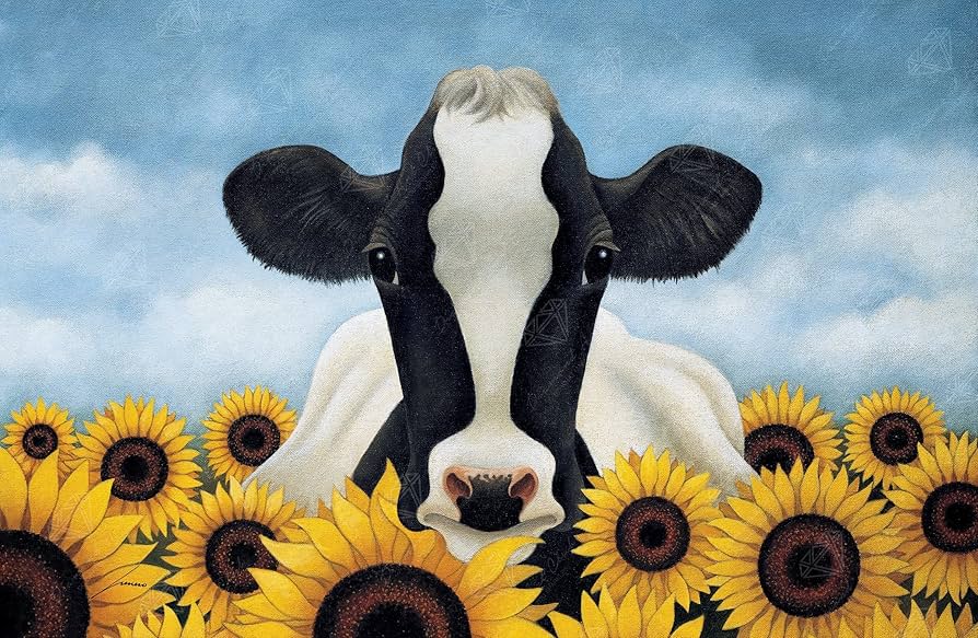 Amazon | ひまわりの正方形に囲まれたダイヤモンドアートクラブ。31色