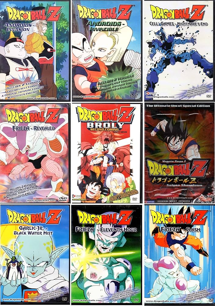 Amazon.com: Dragon Ball Z DVD Collection - 9 DVDs (Broly Second