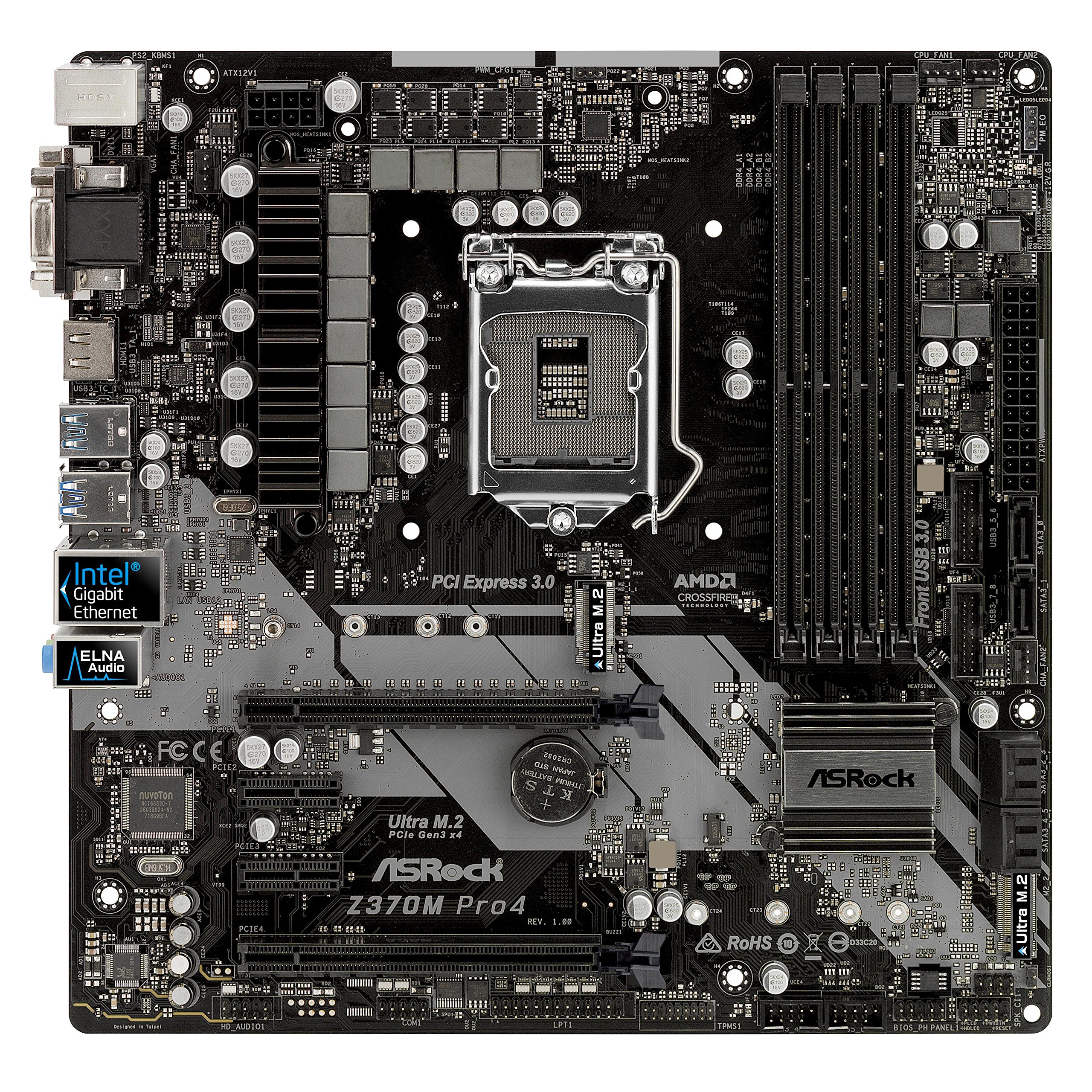 Amazon.com: ASRock Motherboard Motherboards Z370M PRO4 : Electronics