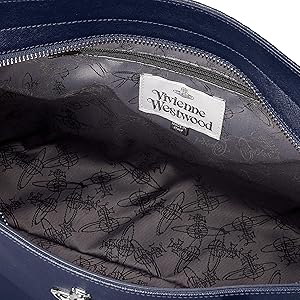 Amazon.com: Vivienne Westwood Tote Bag SHOPPER NAVY [Parallel