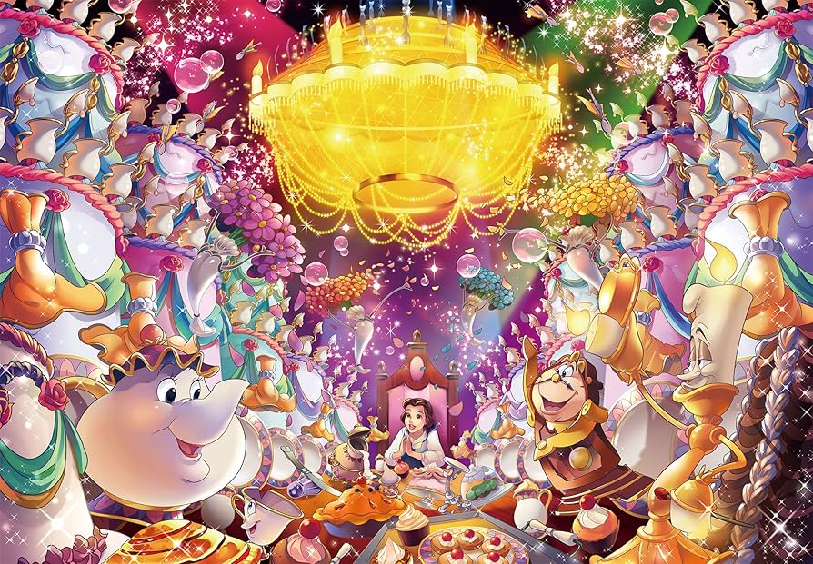 Amazon.co.jp: 1000ピース ジグソーパズル 美女と野獣 ビー・アワー