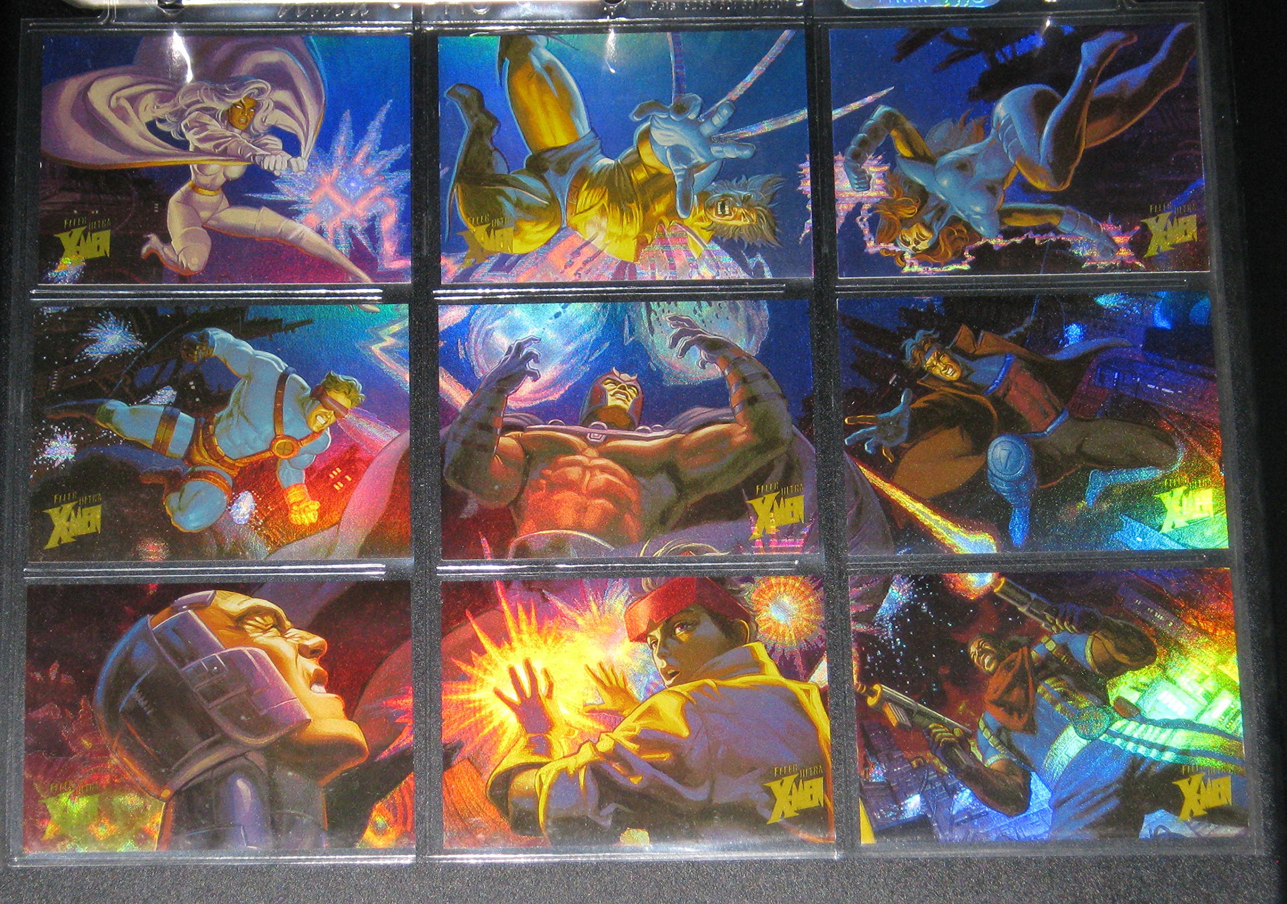 Amazon.com: 1996 Fleer Ultra X-Men: Wolverine HOLOFLASH Juego de 9