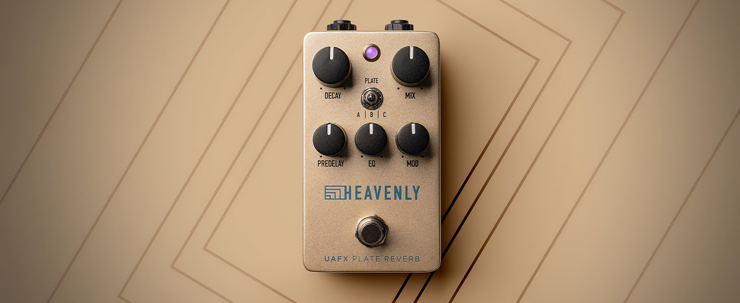 Amazon.com: Universal Audio Heavenly Plate Reverb Effect Pedal