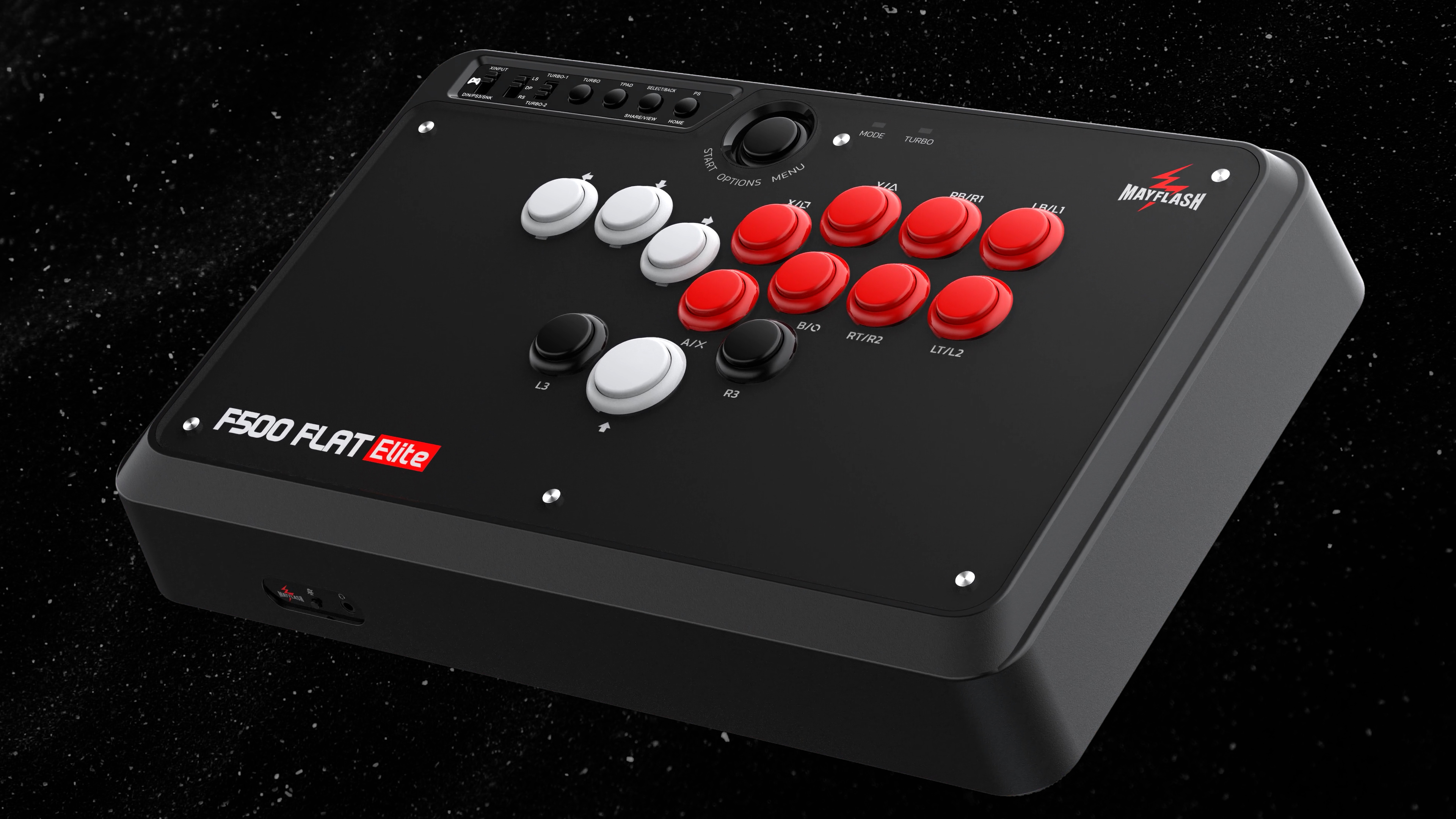 Amazon.com: MAYFLASH F500 FLAT Elite Fight Stick All Button Arcade