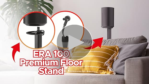 Amazon.com: Sound Bass ERA100 Floor Stand, Twin (2pcs), Compatible