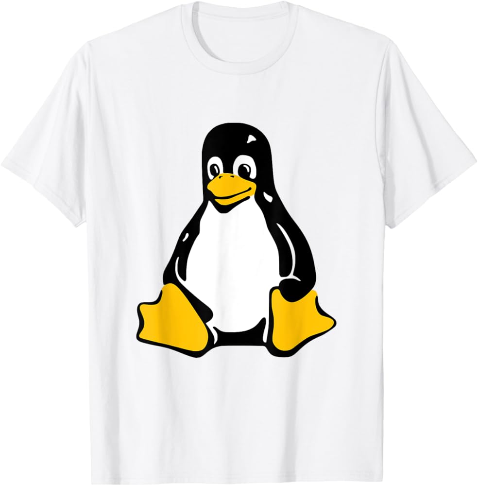 Amazon | タックス マスコット ペンギン Linux ロゴ Tシャツ | Tシャツ