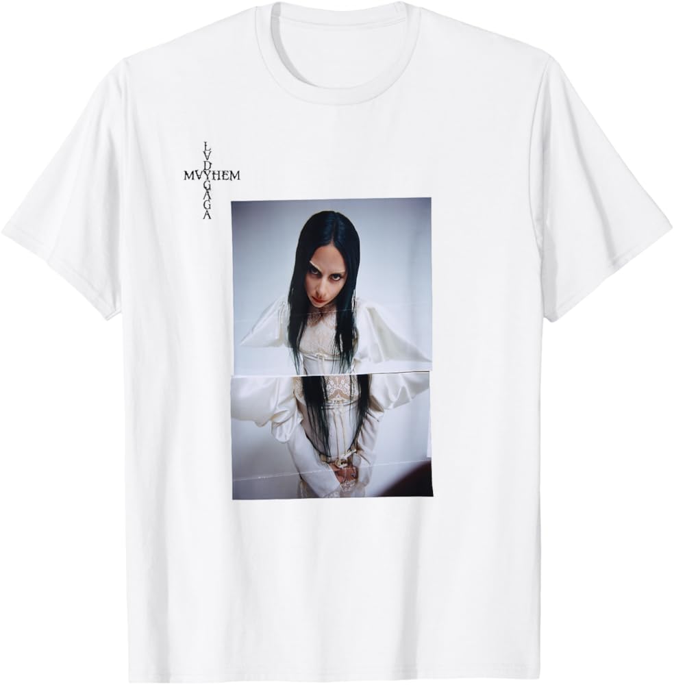 Amazon | レディー・ガガの公式メイヘム写真 Tシャツ | Tシャツ