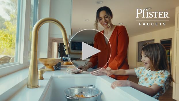 Pfister Pfirst Series Kitchen Sink Faucet with Pull Out Sprayer