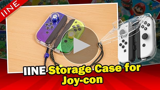 Amazon.com: IINE Mini Storage Case for Joy-con, Portable Dust