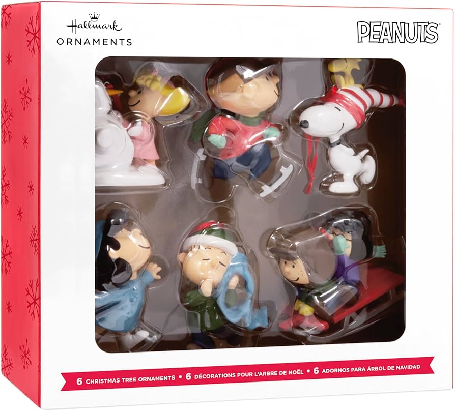 Amazon｜Hallmark The Peanuts Gang クリスマスオーナメント、6個