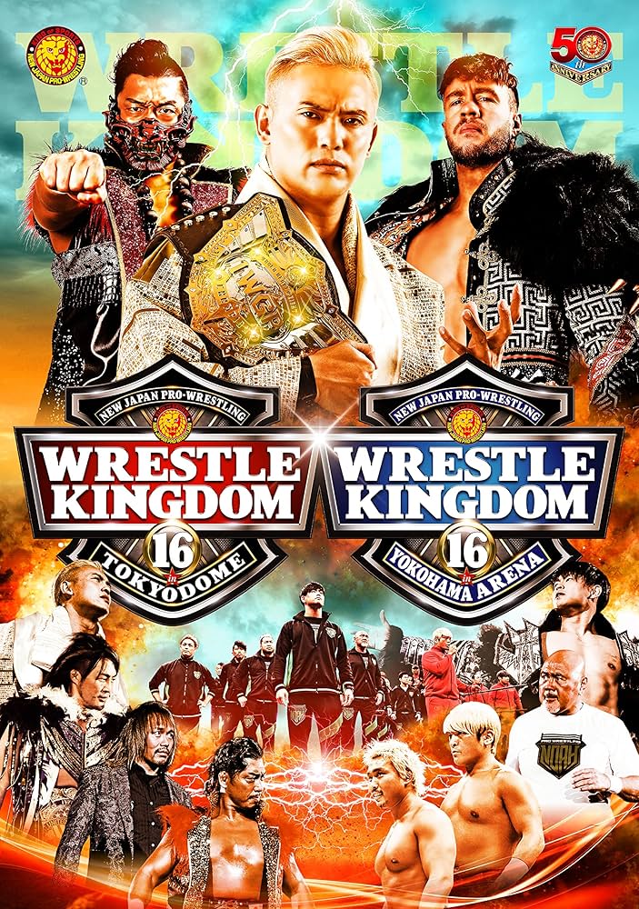 Amazon.co.jp: レッスルキングダム16 2022.1.4&1.5 東京ドーム &1.8 新