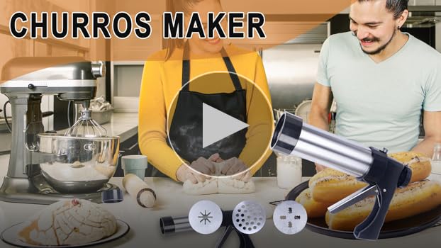Amazon.com: Churro Maker,Churros Maker Machine,Cookie Press,Cookie
